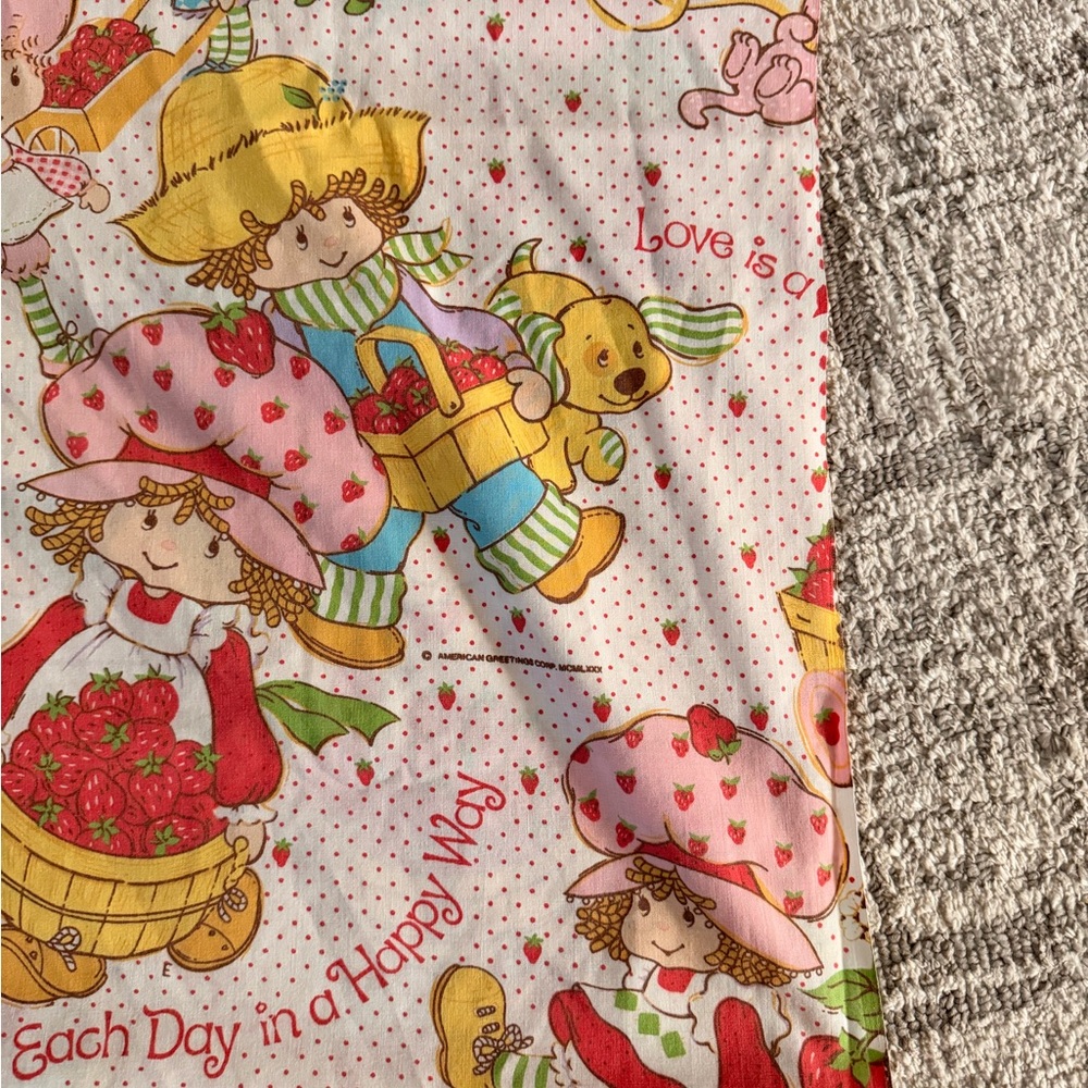 American Greetings 🍓Strawberry Shortcake🍓 START EACH DAY IN A HAPPY WAY VINTAGE - Picture 4 of 7